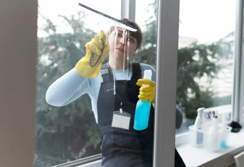 Nettoyage de vitres intérieures et extérieures à Montmorin